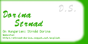 dorina strnad business card